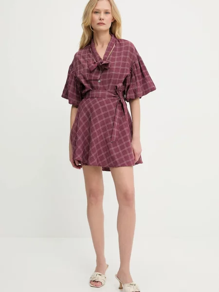 Сорочка Answear Lab regular бордовий