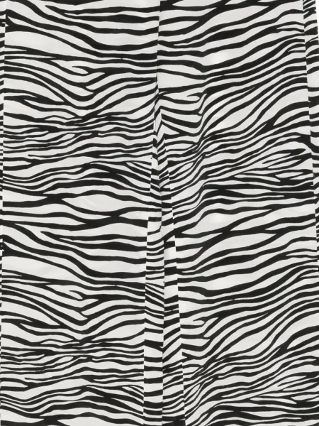 Spodnie S Max Mara z nadrukiem w zebrę białe