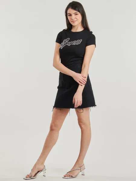 Cropp tricou Guess negru