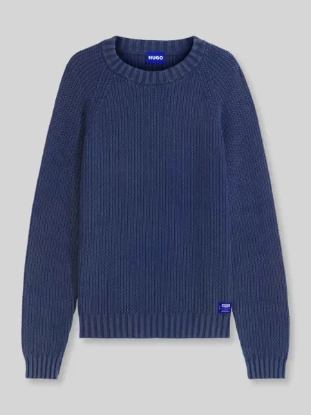HUGO Blue sweter granatowy