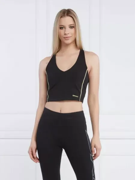 DKNY Sport Top | Cropped Fit fekete