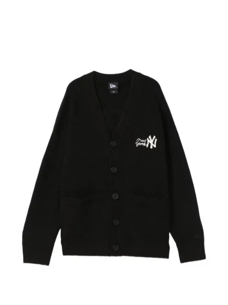 Cardigan New Era Cap cu broderie tricotate negru