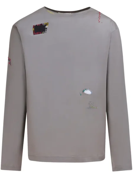 Tricou Marni lung gri