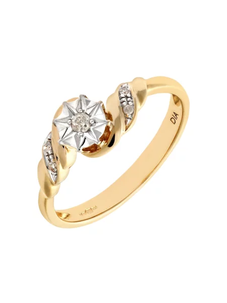 DIAMANT LETERNEL Prsten Ring aus Weißgold mit Diamant zlatna