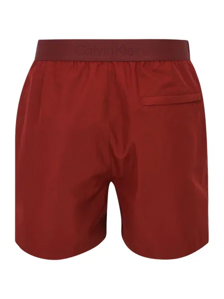 Pánske plavecké šortky Calvin Klein Casual Tailored syrah červená
