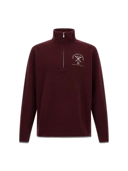 Bluza Brunello Cucinelli czerwona