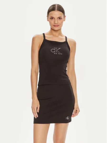 Calvin Klein Jeans Top negru