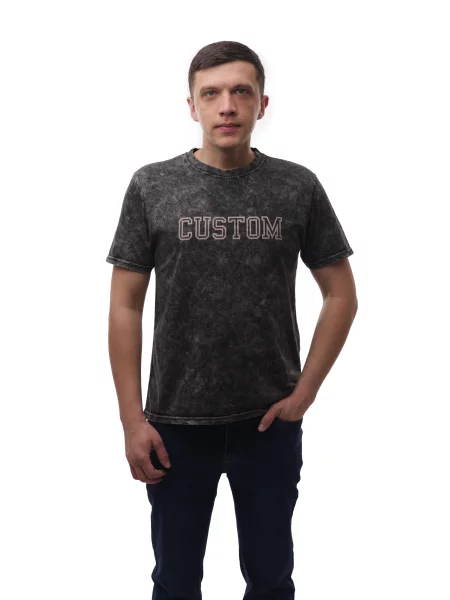 Футболка LUMO темно-сірий віскоза/поліестер сіра