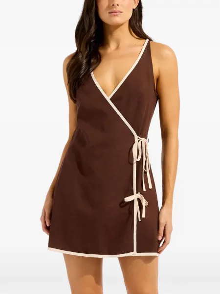 Rochie mini Seafolly plic maro