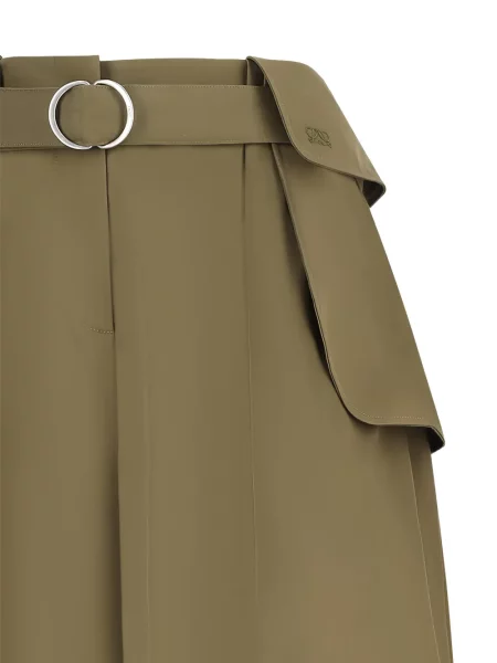 Cu centură pantaloni cargo Loewe verde