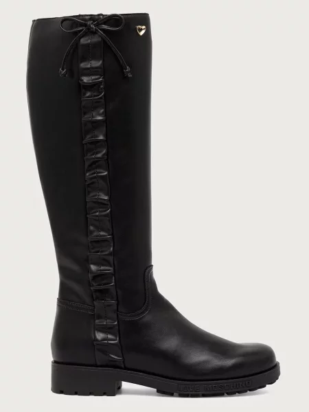 Love Moschino čižmy dámske čierna