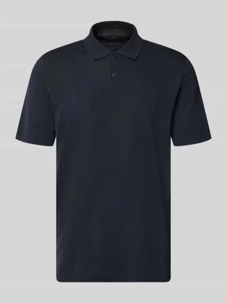 Koszulka polo o kroju regular fit z czystej bawełny Marc O'polo granatowe