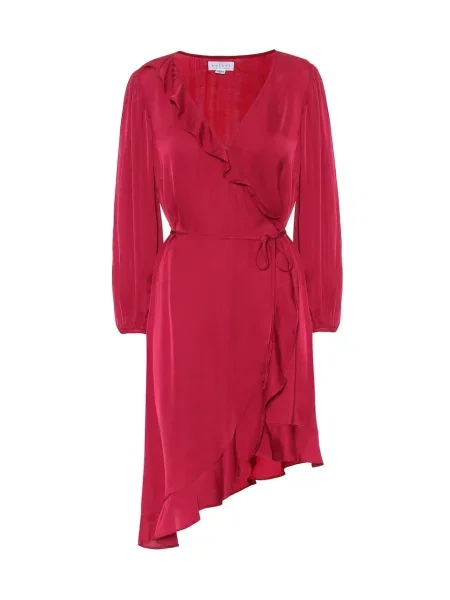 Saténové šaty Velvet červená