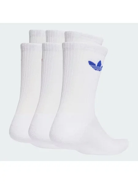 ADIDAS ORIGINALS Ponožky Trefoil Cushion kráľovská modrá / tmavozelená / burgundská biela