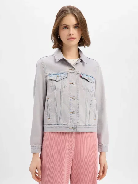 Levi's kurtka dżinsowa Original Trucker Jacket Kobiety jednolity S różowy