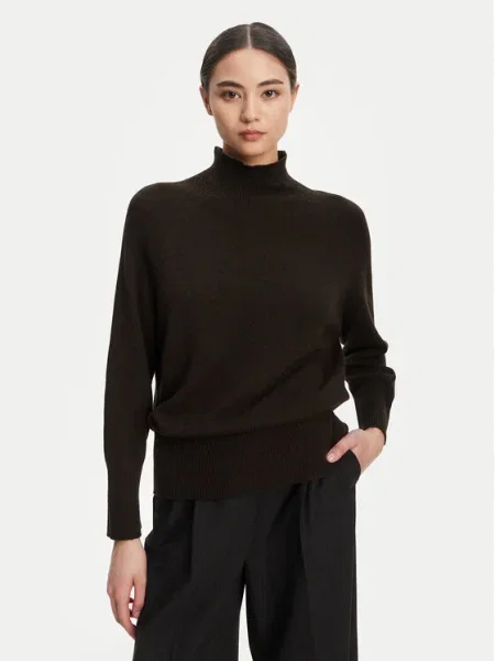 Marella Bluză cu gât Ismaele Oversize maro