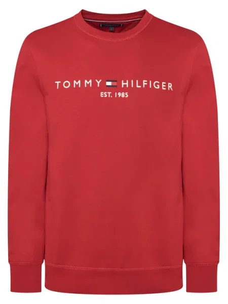 Tommy Hilfiger Pulóver Logo piros