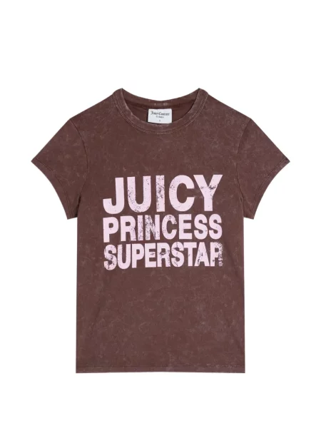 Tricou Juicy Couture cu imagine maro