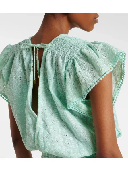 Rochie Melissa Odabash cu broderie verde