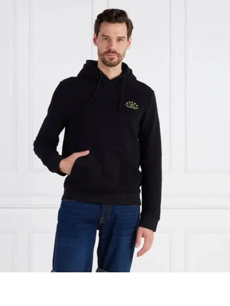 GUESS Hanorac negru