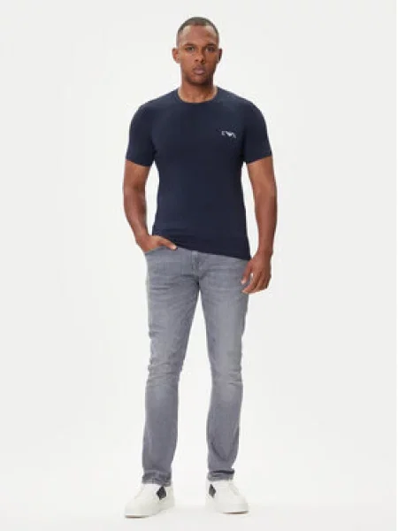 Emporio Armani 2 db-os póló | Fitted fit kék