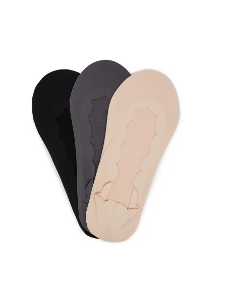 Șosete joase Nine West BKACK/MIX Colorat