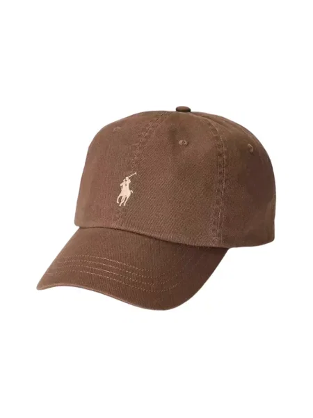 Polo Ralph Lauren czapka z daszkiem z aplikacją brązowy