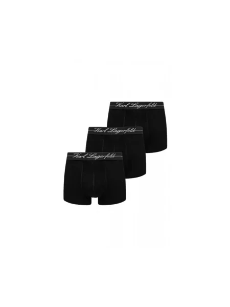 Bokserki KARL LAGERFELD Hotel Karl Lyocell Trunk 3 pary black czarne