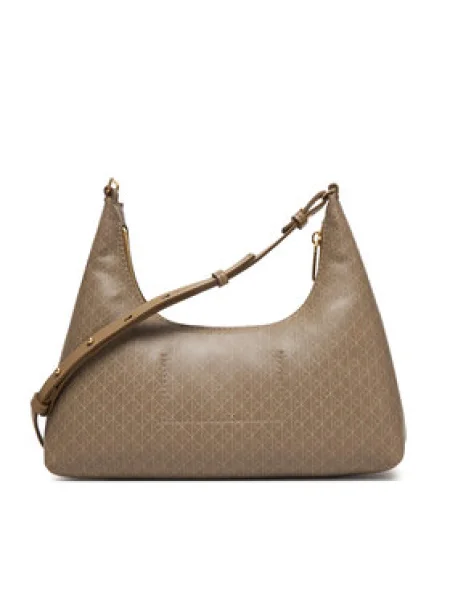 Calvin Klein Táska Emblem Aop Conv Shoulder Bag bézs