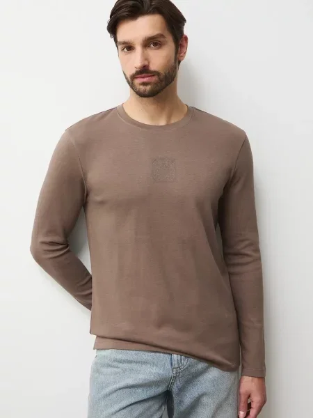 Тениска с дълъг ръкав Medicine кафяво
