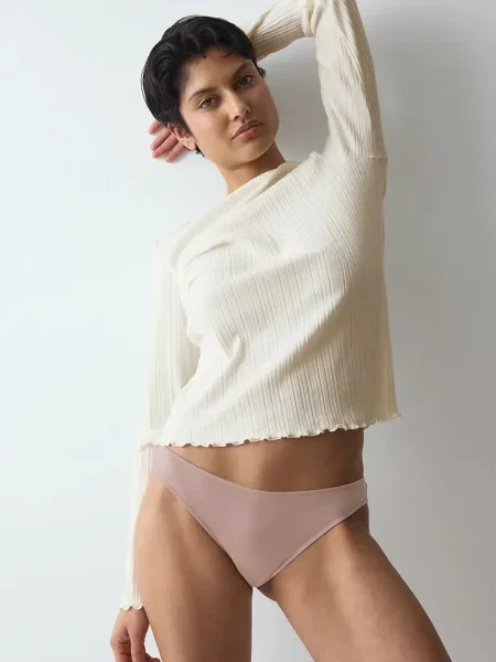 Triumph tanga s modalem hnědé