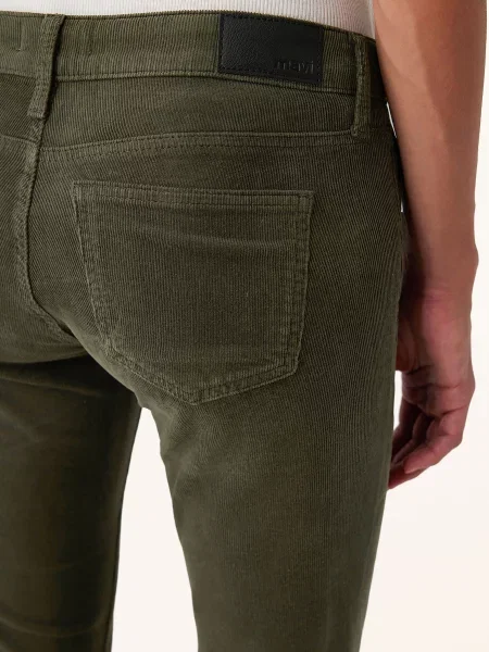 Mavi Bootcut Kalhoty Bella S Rozšiřujícími Se Nohavicemi Z Manšestru olivová