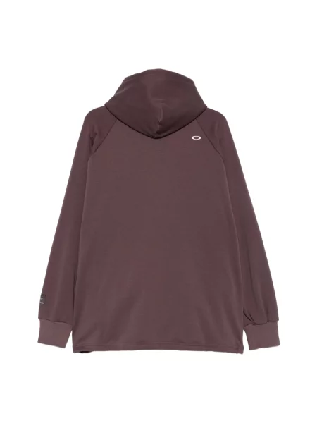 Bluza z kapturem Oakley polarowa z kapturem czerwona