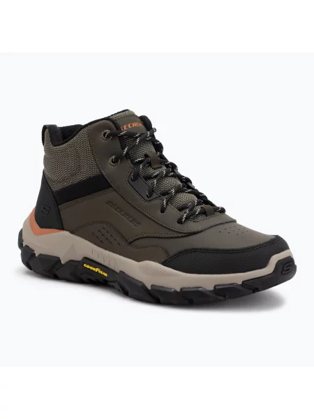 Încălțăminte pentru bărbați SKECHERS Santoro Hopkins olive măslin