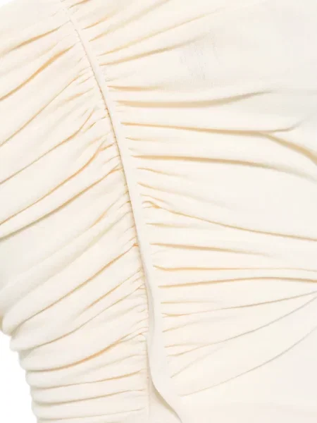 Bluzka z falbankami Rick Owens Lilies z falbankami