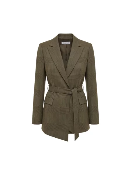 Marynarka Max Mara wełniana zielona