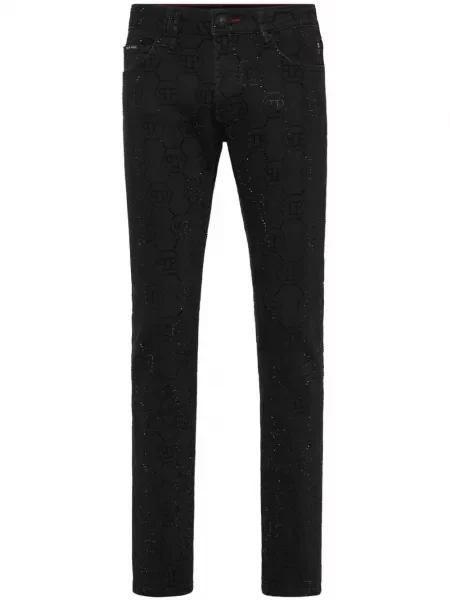 Дънки Philipp Plein черно