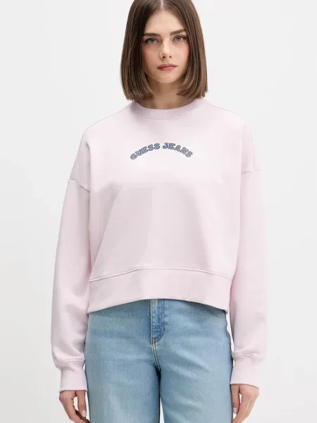 Guess Jeans bluza różowa