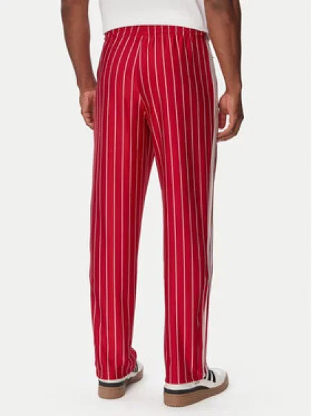 Adidas Sportinės kelnės Firebrid Pinstripes Track raudona