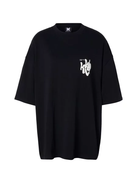 Karo Kauer Tricou supradimensional negru alb
