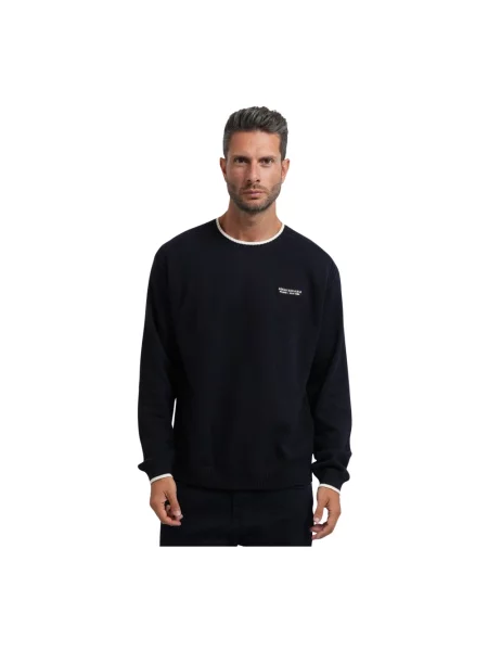 Sweter Armani Exchange niebieski