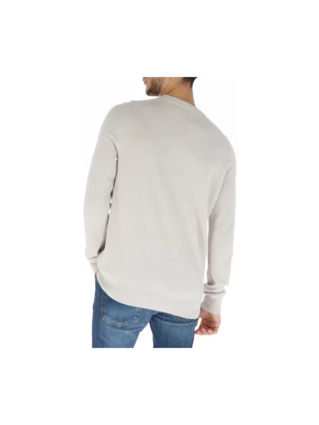 Sweter Lyle & Scott z wełny merino beżowy
