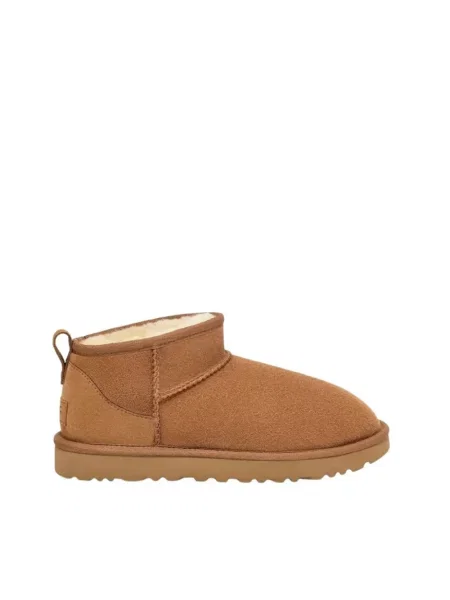 Botki Ugg skórzane klasyczne brązowe