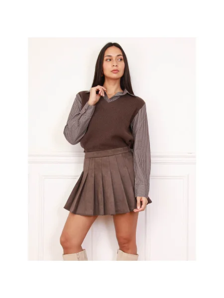 Rochie La Modeuse maro