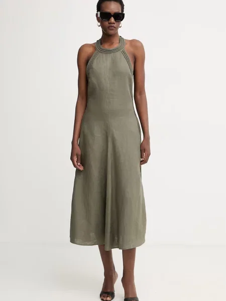 Max&Co. rochie din in MCOCARABO verde
