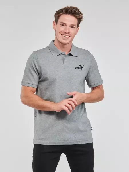 Polo majica Puma s autogramom siva