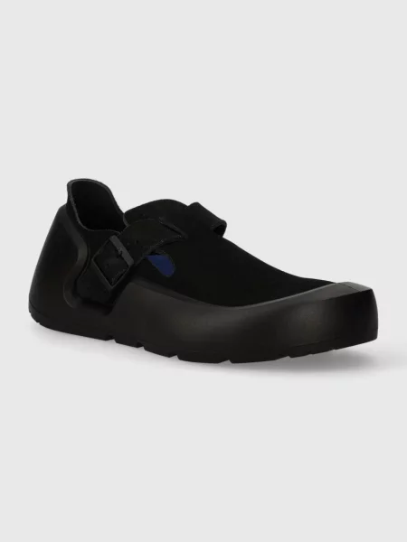 Birkenstock pantofi din nubuc Reykjavik negru