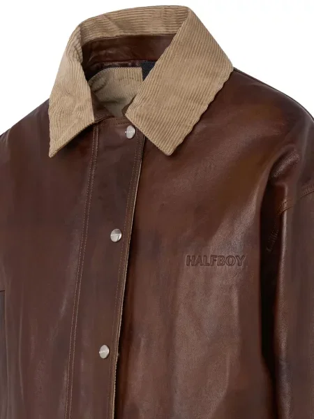 Geanta de piele Halfboy maro