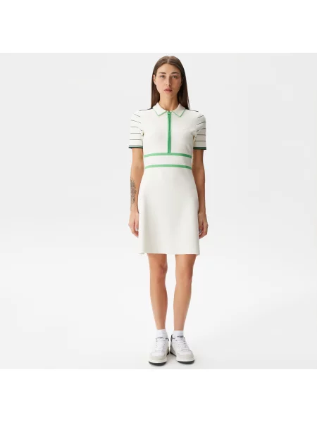 Lacoste Sukienka Lacoste biała