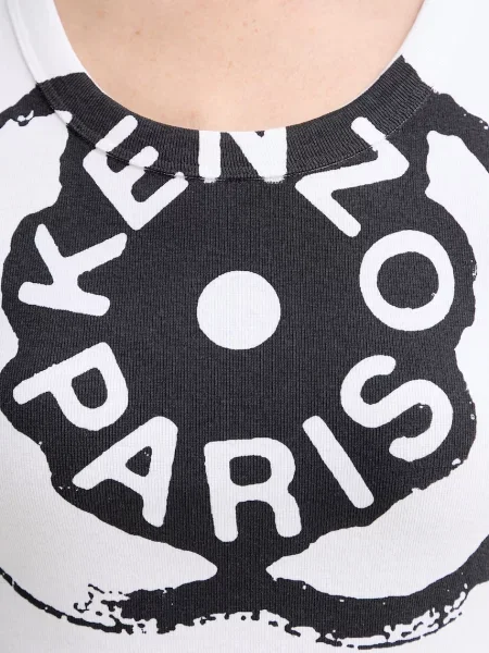 Kenzo női top pamuttal fehér